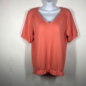 Sonoma waffle knit top size small